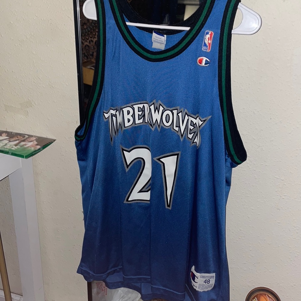 Garnett timberwolves jersey